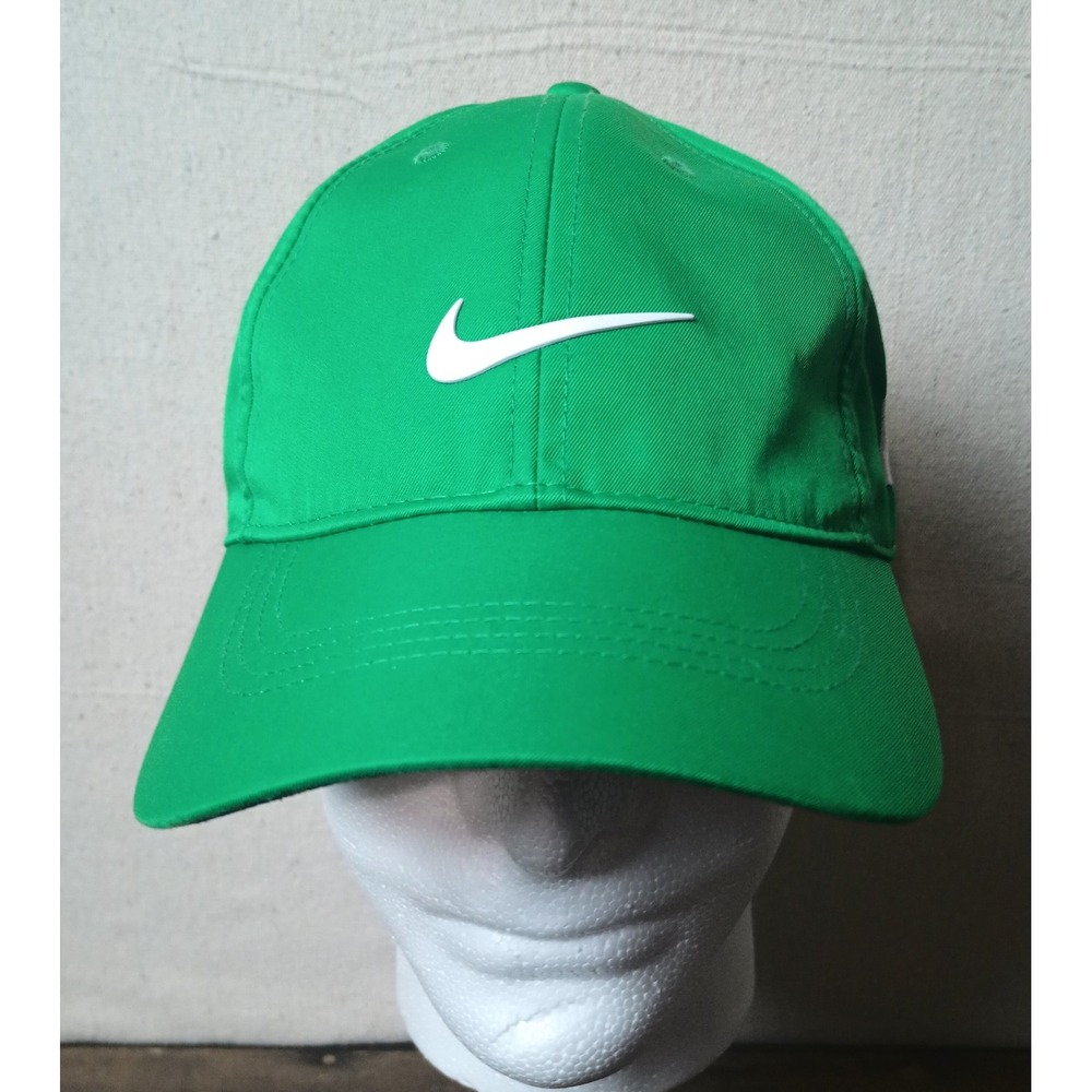 Nike Golf Hat Adjustable Logo‎ Swoosh Green Performance Cap Tennis Running